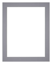 Passe Partout 28x35cm Karton Grijs Rand 4cm Recht   Voorzijde | Yourdecoration.be