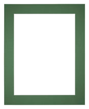 Passe Partout 40x50cm Karton Groen Bos Rand 5cm Recht   Voorzijde | Yourdecoration.be