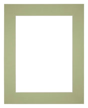 Passe Partout 24x30cm Karton Mintgroen Rand 6cm Recht   Voorzijde | Yourdecoration.be