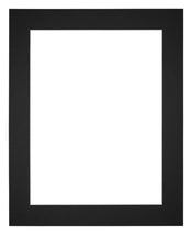 Passe Partout 60x70cm Karton Zwart Rand 5cm Recht   Voorzijde | Yourdecoration.be