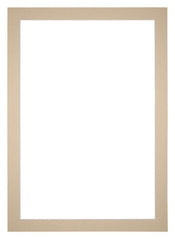 Passe Partout 60x84cm Karton Beige Rand 4cm Recht   Voorzijde | Yourdecoration.be