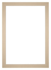 Passe Partout 60x84cm Karton Beige Rand 4cm Recht   Voorzijde | Yourdecoration.be
