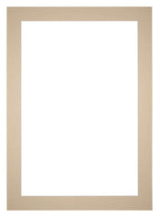 Passe Partout 25x35cm Karton Beige Rand 5cm Recht   Voorzijde | Yourdecoration.be