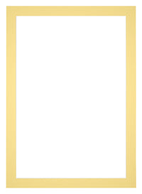 Passe Partout 60x84cm Karton Geel Rand 4cm Recht   Voorzijde | Yourdecoration.be