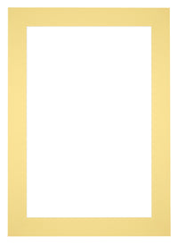 Passe Partout 35x50cm Karton Geel Rand 6cm Recht   Voorzijde | Yourdecoration.be