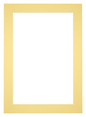 Passe Partout 21x29,7cm A4 Karton Geel Rand 6cm Recht   Voorzijde | Yourdecoration.be