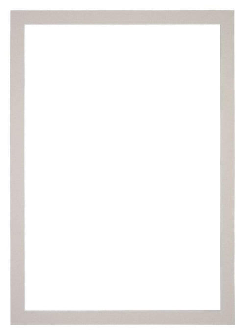 Passe Partout 21x29,7cm A4 Karton Grijs Graniet Rand 3cm Recht   Voorzijde | Yourdecoration.be