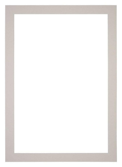 Passe Partout 30x42cm Karton Grijs Graniet Rand 4cm Recht   Voorzijde | Yourdecoration.be