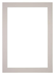 Passe Partout 30x42cm Karton Grijs Graniet Rand 5cm Recht   Voorzijde | Yourdecoration.be