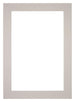 Passe Partout 21x29,7cm A4 Karton Grijs Graniet Rand 6cm Recht   Voorzijde | Yourdecoration.be