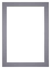 Passe Partout 50x70cm Karton Grijs Rand 5cm Recht   Voorzijde | Yourdecoration.be