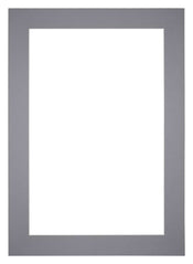 Passe Partout 21x29,7cm A4 Karton Grijs Rand 6cm Recht   Voorzijde | Yourdecoration.be