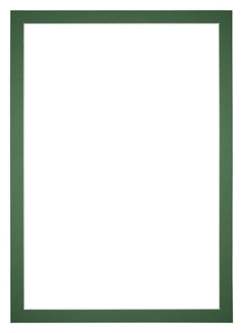 Passe Partout 21x29,7cm A4 Karton Groen Bos Rand 3cm Recht   Voorzijde | Yourdecoration.be