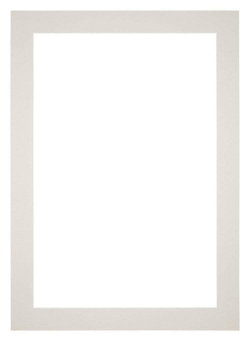 Passe Partout 50x70cm Karton Lichtgrijs Rand 5cm Recht   Voorzijde | Yourdecoration.be