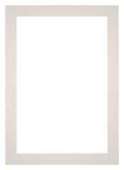 Passe Partout 35x50cm Karton Lichtgrijs Rand 5cm Recht   Voorzijde | Yourdecoration.be