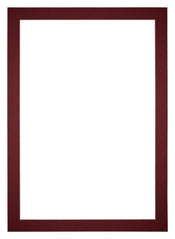 Passe Partout 30x42cm Karton Wijnrood Rand 4cm Recht   Voorzijde | Yourdecoration.be