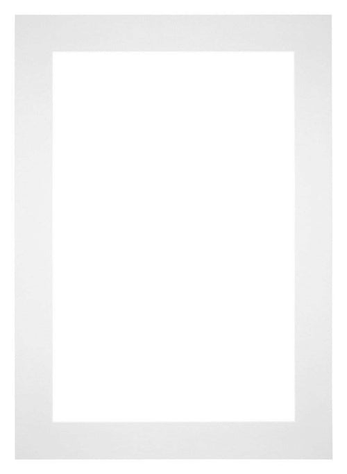 Passe Partout 21x29,7cm A4 Karton Wit Rand 6cm Recht   Voorzijde | Yourdecoration.be