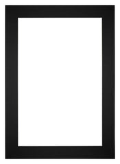 Passe Partout 35x50cm Karton Zwart Rand 6cm Recht   Voorzijde | Yourdecoration.be