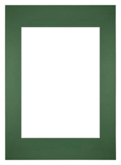 Passe Partout 59,4x84cm A1/A2 Karton Groen Bos Rand Recht   Voorzijde | Yourdecoration.be