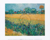 Vincent Van Gogh   Vista di Arles Con Irises Kunstdruk 30x24cm | Yourdecoration.be