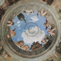 Andrea Mantegna   Camera degli sposi Kunstdruk 95x95cm | Yourdecoration.be