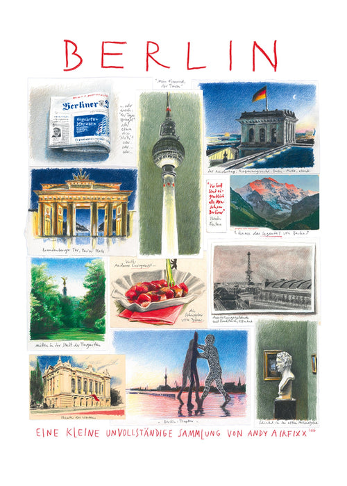 Andy Airfixx   Berlin Kunstdruk 50x70cm | Yourdecoration.be