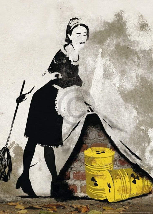 Edition Street   Behind the curtain Kunstdruk 50x70cm | Yourdecoration.be