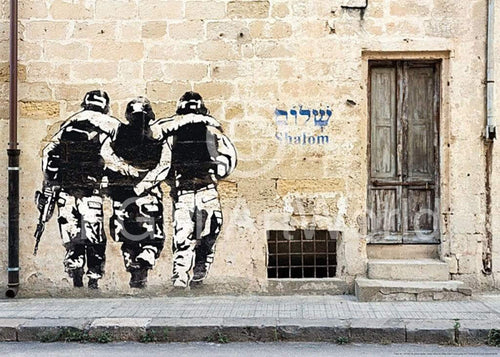 Edition Street   Shalom, Street Art Haifa Kunstdruk 50x70cm | Yourdecoration.be