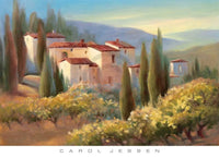Carol Jessen   Blue Shadow in Tuscany II Kunstdruk 91x66cm | Yourdecoration.be