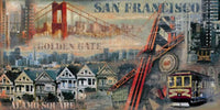 John Clarke   San Francisco Kunstdruk 100x50cm | Yourdecoration.be