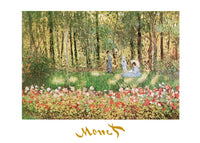 Claude Monet   La famille d'artiste Kunstdruk 70x50cm | Yourdecoration.be
