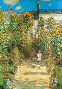 Claude Monet   Il giardino di Monet Kunstdruk 70x100cm | Yourdecoration.be