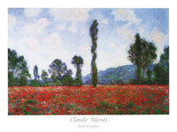 Claude Monet   Field of Poppies Kunstdruk 80x60cm | Yourdecoration.be