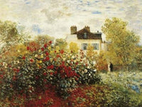 Claude Monet   The Artist's Garden Kunstdruk 80x60cm | Yourdecoration.be