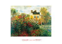 Claude Monet   The Artist's Garden Kunstdruk 70x50cm | Yourdecoration.be