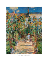 Claude Monet   Le jardin de l'artiste Kunstdruk 50x70cm | Yourdecoration.be