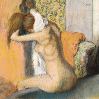 Edgar Degas   Frau nach dem Bade Kunstdruk 80x60cm | Yourdecoration.be