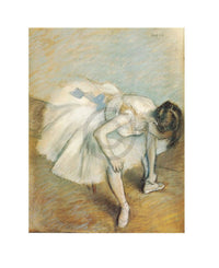 Edgar Degas   Danseuse nouant son brodequin Kunstdruk 24x30cm | Yourdecoration.be