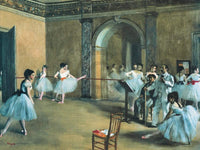 Edgar Degas   The Dance Foyer at the Opera Kunstdruk 80x60cm | Yourdecoration.be
