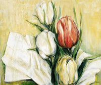 Elisabeth Krobs   Tulipa Antica Kunstdruk 117x98cm | Yourdecoration.be