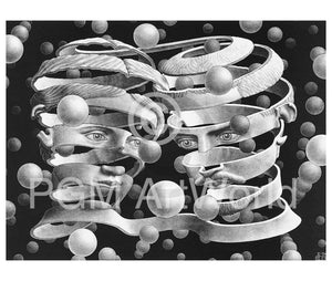 M. C. Escher   Band ohne Ende Kunstdruk 65x55cm | Yourdecoration.be