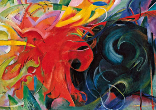 Franz Marc   KÃ¤mpfende Formen Kunstdruk 29.7x21cm | Yourdecoration.be