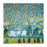 Gustav Klimt   Pendio montano a Unterach Kunstdruk 70x70cm | Yourdecoration.be