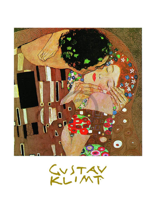 Gustav Klimt   Il bacio Kunstdruk 50x70cm | Yourdecoration.be