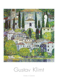 Gustav Klimt   Kirche in Cassone Kunstdruk 70x100cm | Yourdecoration.be