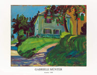 Gabriele MÃ¼nter   Sommer 1908 Haus mit Apfelbaum Kunstdruk 90x70cm | Yourdecoration.be
