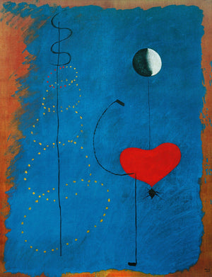 Joan Miro   Ballarina II, 1925 Kunstdruk 70x100cm | Yourdecoration.be