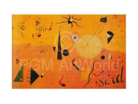 Joan Miro   Paysage Catalan Kunstdruk 80x60cm | Yourdecoration.be