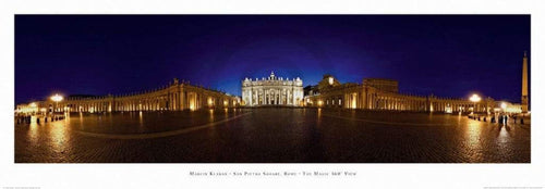 Marcin Klaban   San Pietro Square, Rome Kunstdruk 95x33cm | Yourdecoration.be