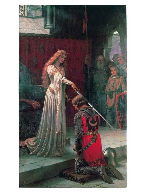 Edmund Blair Leighton   The Accolade, 1901 Kunstdruk 60x80cm | Yourdecoration.be